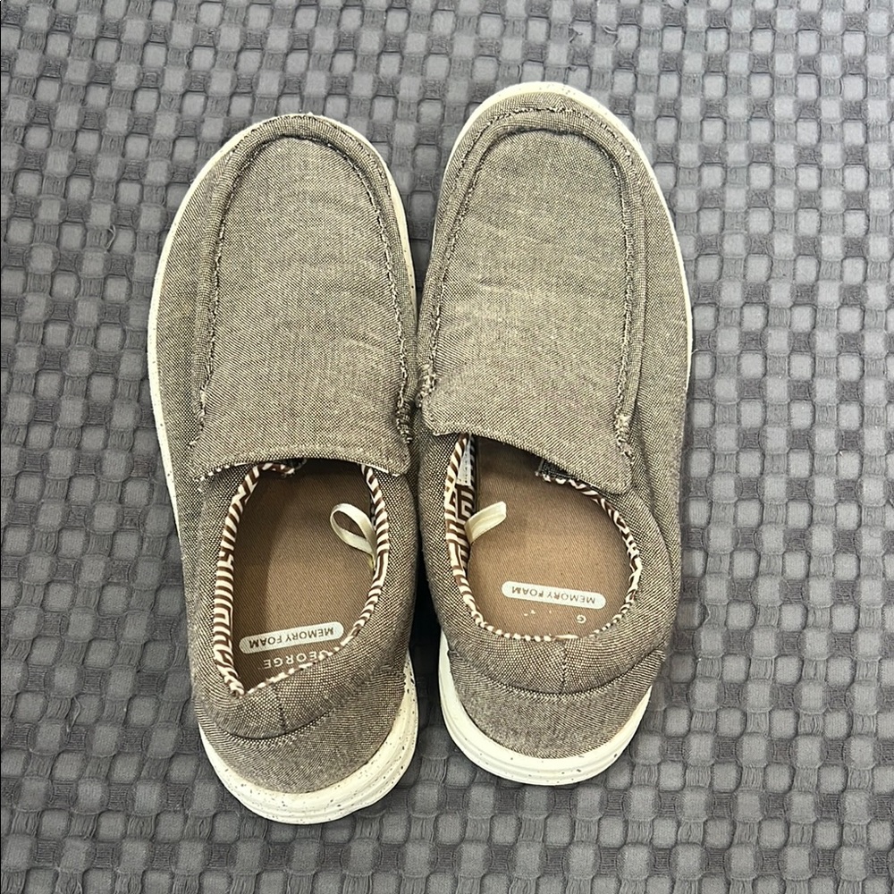George Earthy Brown Slip-Ons